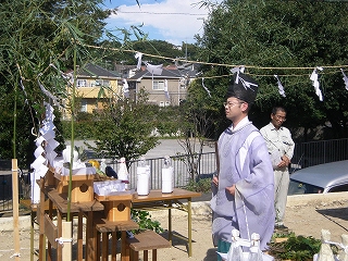 地鎮祭を行いました。