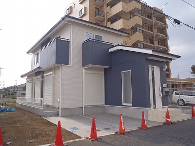 外構工事も完了し・・・。